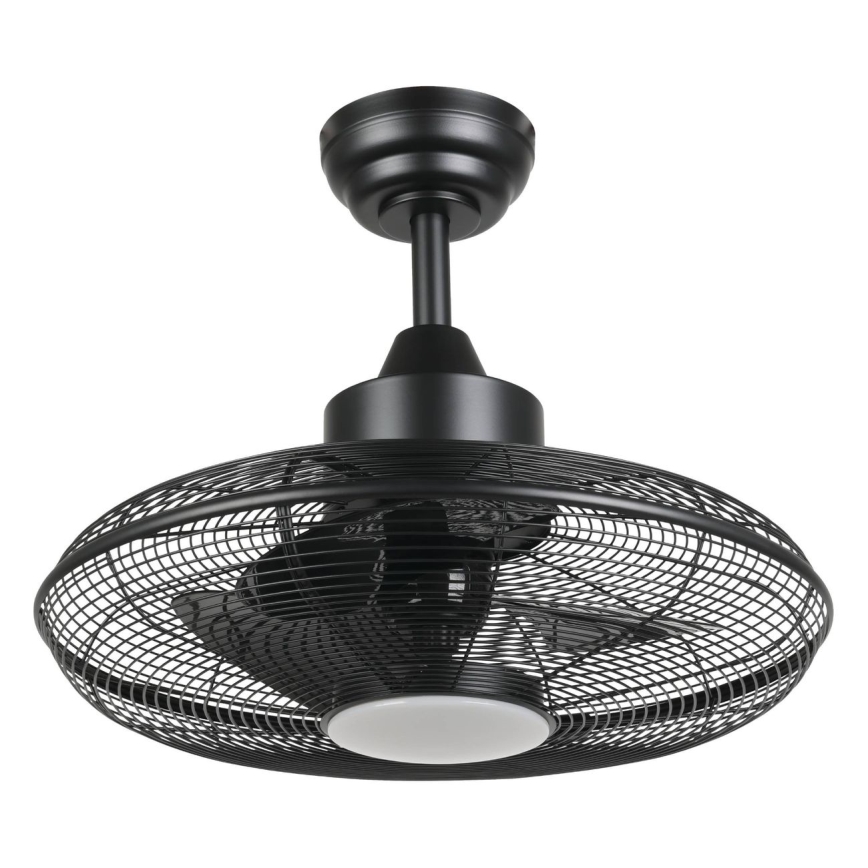 Eglo - LED стельовий вентилятор LED/15 Вт/230 В, 3000/4000/5000 К, діам. 53 см, чорний + пульт дистанційного керування