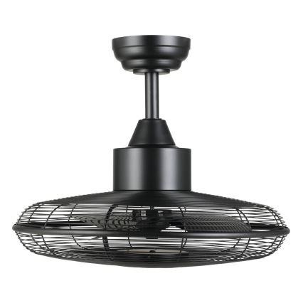 Eglo - LED стельовий вентилятор LED/15 Вт/230 В, 3000/4000/5000 К, діам. 53 см, чорний + пульт дистанційного керування