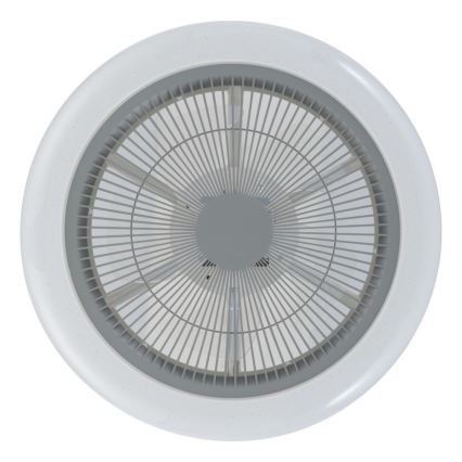 Eglo - Светодиодный потолочный вентилятор с регулированием яркости LED/25,5W/230V серый + дистанционное управление