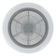 Eglo - Светодиодный потолочный вентилятор с регулированием яркости LED/25,5W/230V серый + дистанционное управление