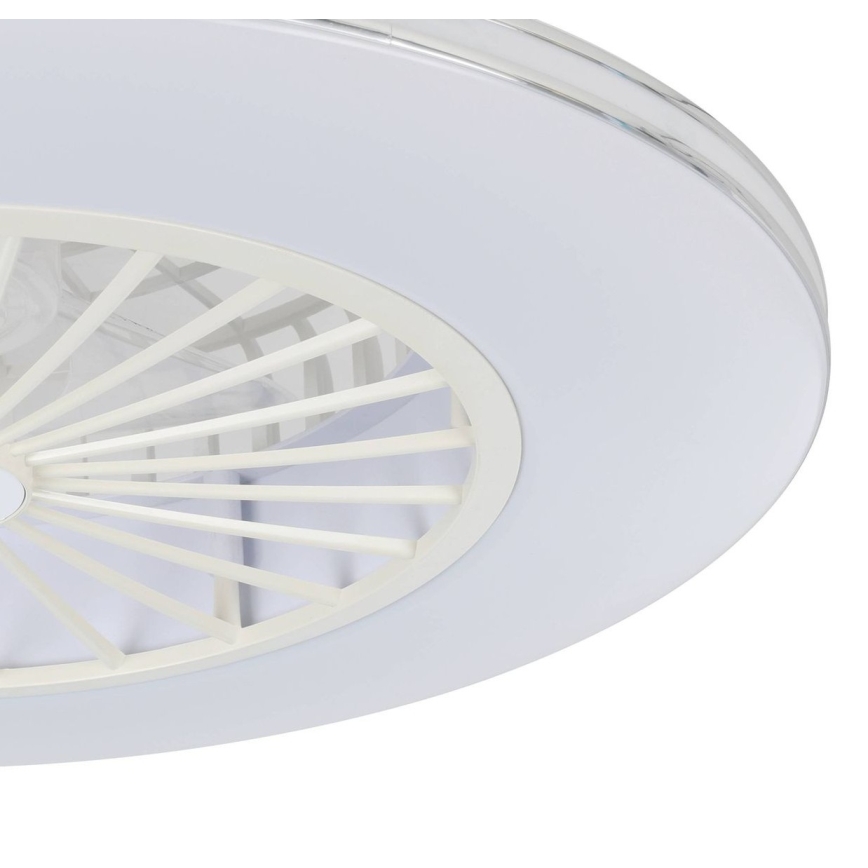 Eglo - LED стельовий вентилятор із затемненням 3xLED/12,6W/230V, діаметр 55 cm білий + пульт дистанційного керування