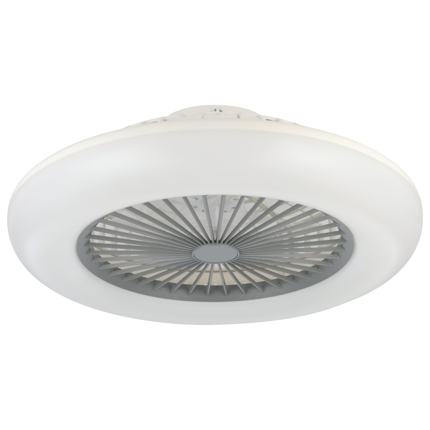 Eglo - LED потолочный вентилятор с диммером, 3×LED/12,6 Вт/230 В, 2700–6500K, Ø 55 см, серый, с дистанционным пультом