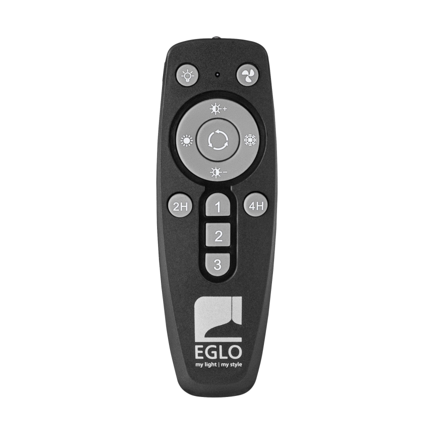 Eglo - LED потолочный вентилятор с диммером, 3×LED/12,6 Вт/230 В, 2700–6500K, Ø 55 см, серый, с дистанционным пультом