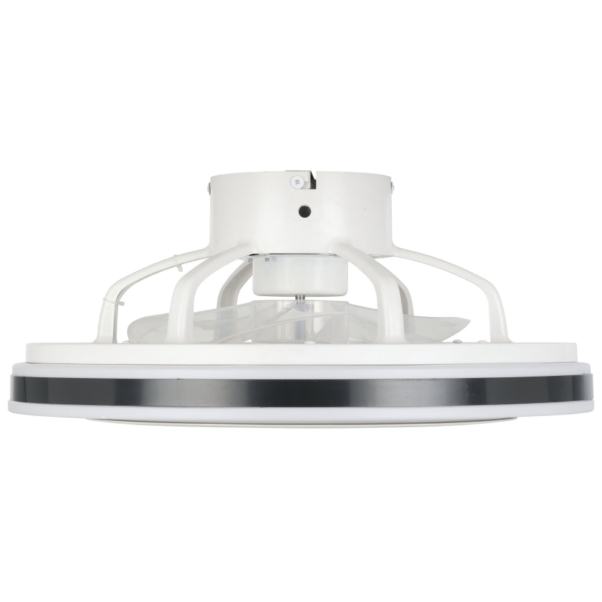 Eglo - Світлодіодний стельовий вентилятор з регулюванням яскравості LED/25,5W/230V білий/чорний 2700-6500K + пульт дистанційного керування