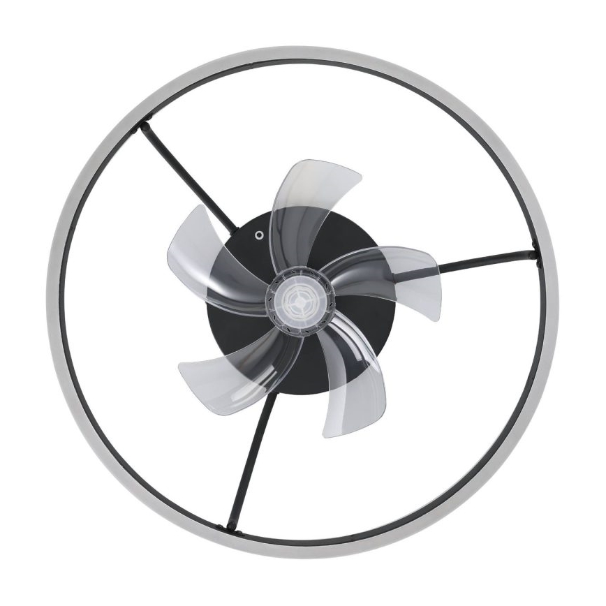 Eglo - LED RGBW диммируемый потолочный вентилятор LED/36W/230V 3000-6500K черный + с дистанционным пультом управления