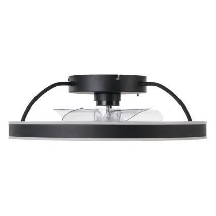 Eglo - LED RGBW диммируемый потолочный вентилятор LED/36W/230V 3000-6500K черный + с дистанционным пультом управления