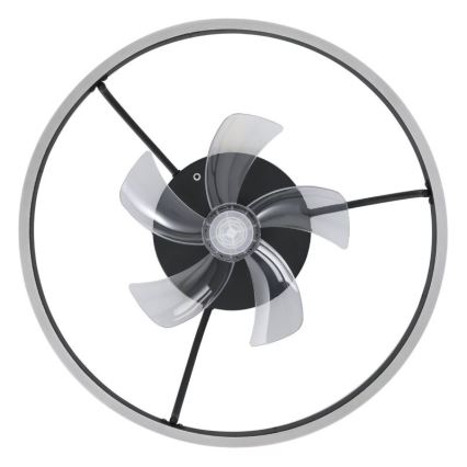 Eglo - LED RGBW диммируемый потолочный вентилятор LED/36W/230V 3000–6500K, диаметр 50 см, черный + пульт дистанционного управления