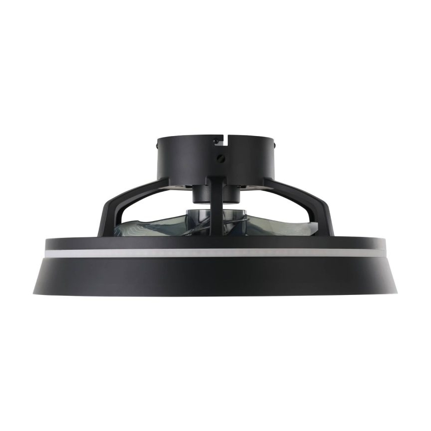 Eglo - LED RGBW затемнюваний стельовий вентилятор 3xLED/8,5 Вт/230 В + LED/6 Вт 2700-6500K діаметр 48 см чорний + пульт дистанційного керування
