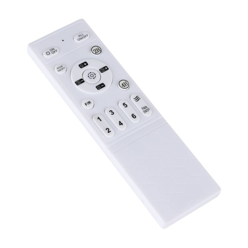 Eglo - LED RGBW затемнюваний стельовий вентилятор 3xLED/8,5 Вт/230 В + LED/6 Вт 2700-6500K діаметр 48 см чорний + пульт дистанційного керування