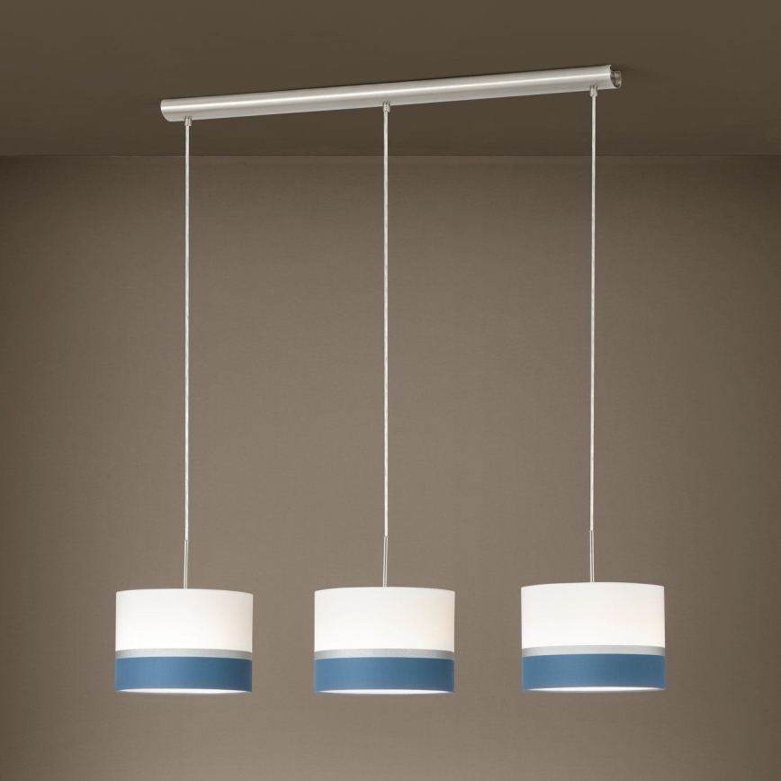 Eglo 38555 - Підвісна люстра SPALTINI 3xE27/60W/230V