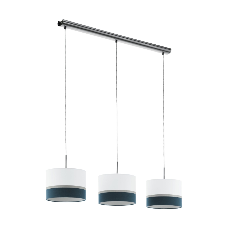 Eglo 38555 - Підвісна люстра SPALTINI 3xE27/60W/230V