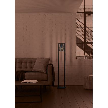 Eglo - Торшер 1xE27/40W/230V чорний