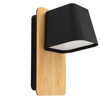 Eglo - Настенный светильник 1xE27/40W/230V черный/коричневый