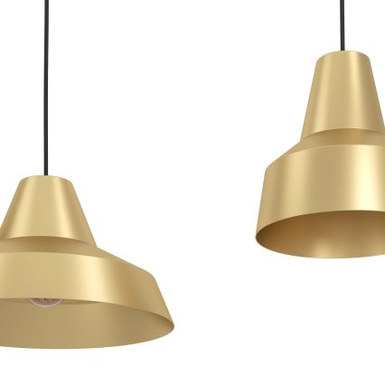 Eglo - Подвесная люстра 3xE27/40W/230V золотистый