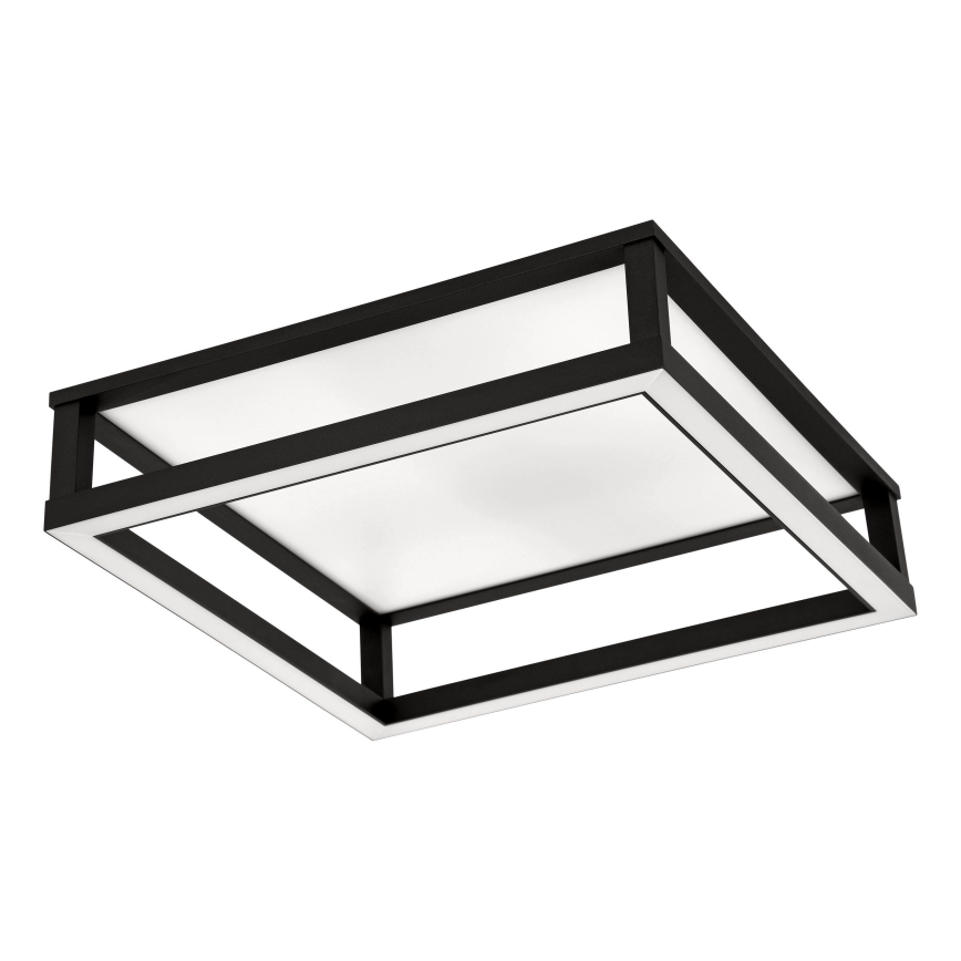 Eglo - Светодиодный потолочный светильник с регулированием яркости LED/29,4W/230V 2700-6500K черный + дистанционное управление