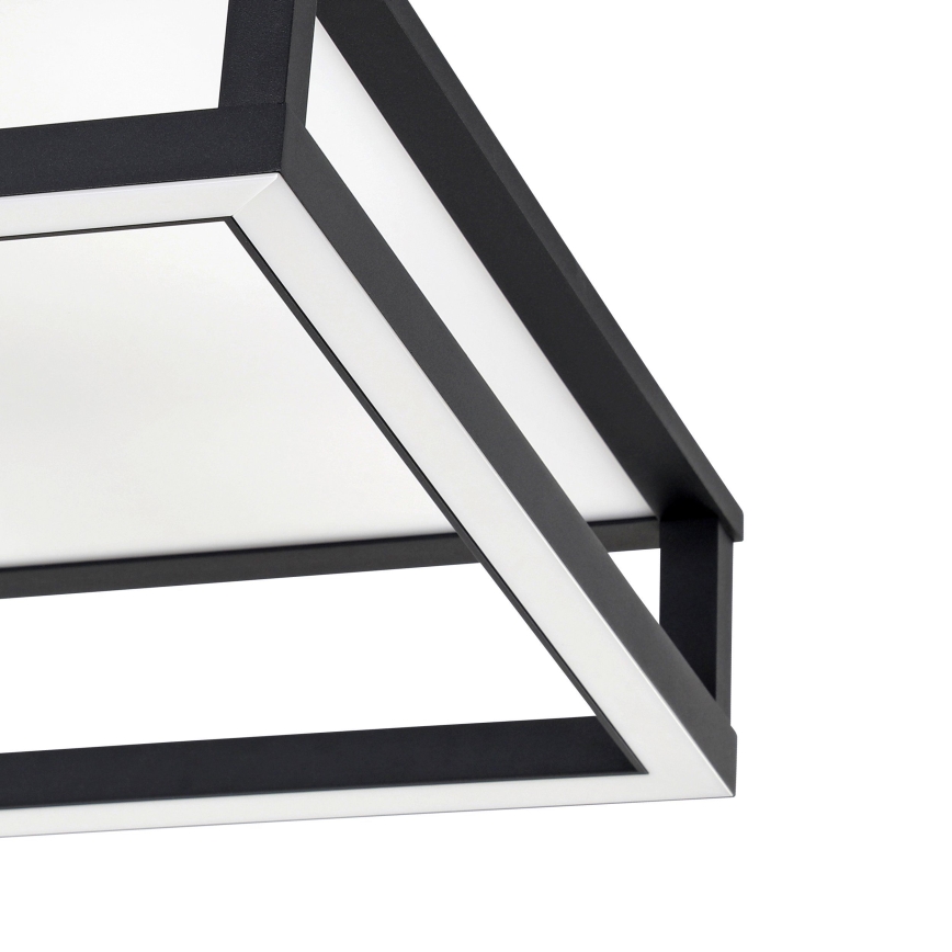 Eglo - Светодиодный потолочный светильник с регулированием яркости LED/29,4W/230V 2700-6500K черный + дистанционное управление