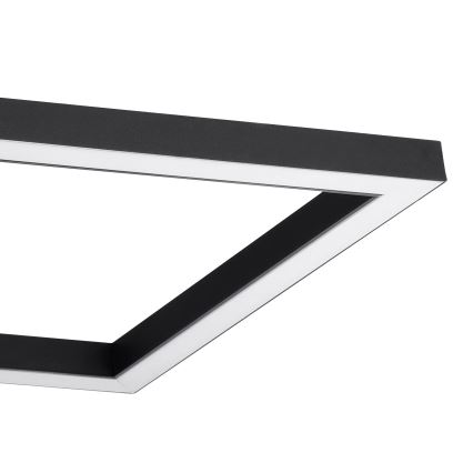 Eglo - Светодиодный потолочный светильник с регулированием яркости LED/26,2W/230V 2700-6500K черный + дистанционное управление