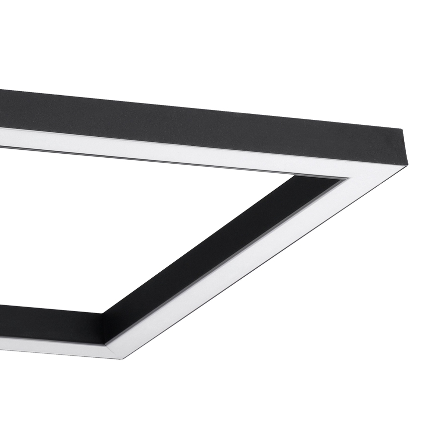 Eglo - Светодиодный потолочный светильник с регулированием яркости LED/26,2W/230V 2700-6500K черный + дистанционное управление