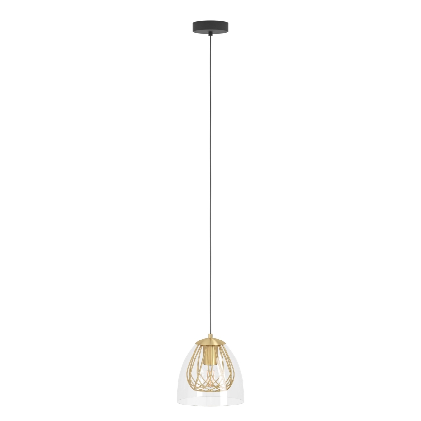 Eglo - Подвесная люстра 1xE27/40W/230V золотистый