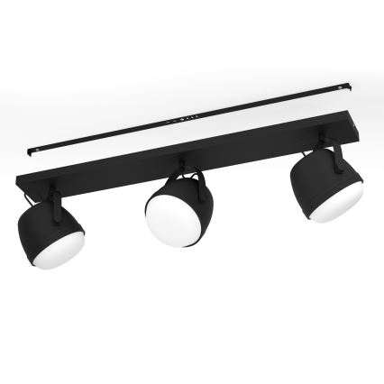 Eglo - Точковий світильник 3xE27/28W/230V чорний