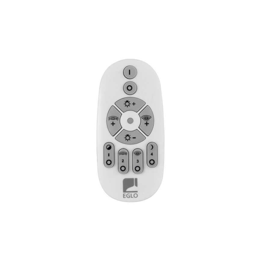 Eglo - Светодиодная подвесная люстра с регулированием яркости 3xLED/8W/230V + 3xLED/8,5W 3000K черная + дистанционное управление