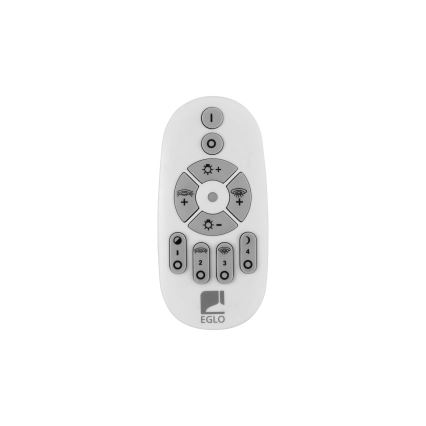 Eglo - Світлодіодна підвісна люстра з регулюванням яскравості 3xLED/8W/230V + 3xLED/8,5W 3000K чорний + пульт дистанційного керування