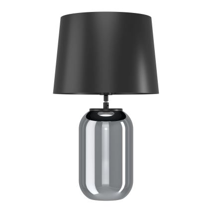 Eglo - Настольная лампа 1xE27/40W/230V черный/дымчатый