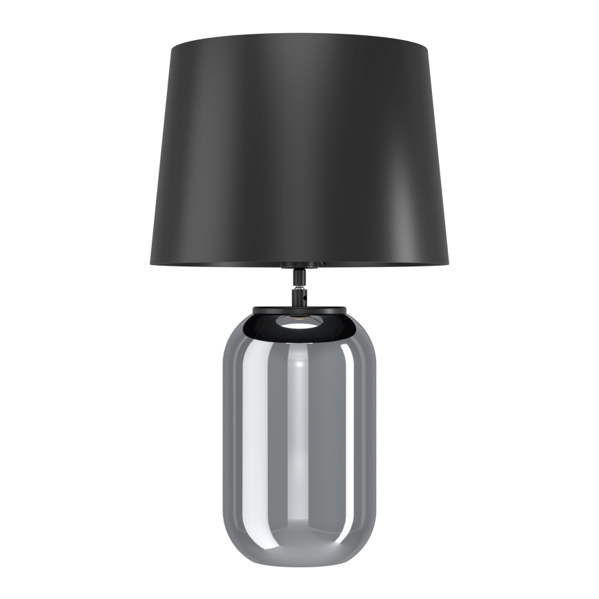 Eglo - Настольная лампа 1xE27/40W/230V черный/дымчатый