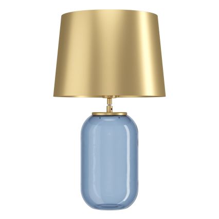 Eglo - Настольная лампа 1xE27/40W/230V золотистый/синий