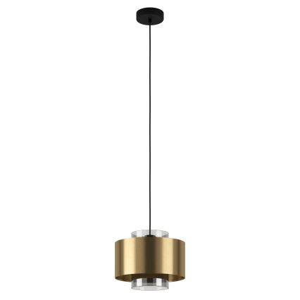 Eglo - Подвесная люстра 1xE27/40W/230V золотистый