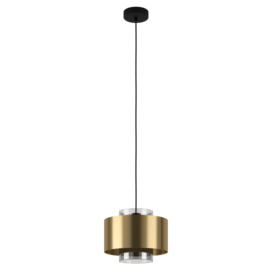 Eglo - Подвесная люстра 1xE27/40W/230V золотистый