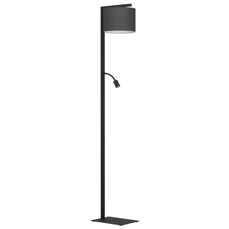 Eglo - Світлодіодний торшер 1xE27/40W/230V + LED/3,8W 3000K чорний