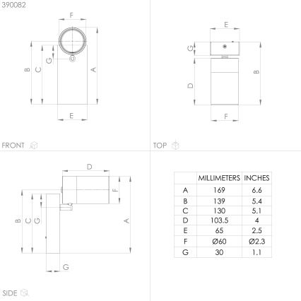 Eglo - Светодиодный настенный точечный светильник 1xGU10/4,5W/230V 3000K черный/золотистый