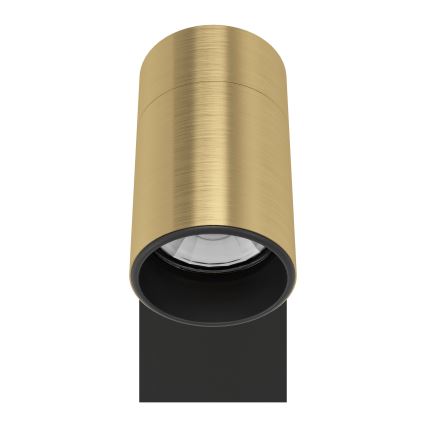 Eglo - Світлодіодний настінний точковий світильник 1xGU10/4,5W/230V 3000K чорний/золотий