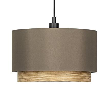 Eglo - Підвісна люстра 1xE27/40W/230V коричневий