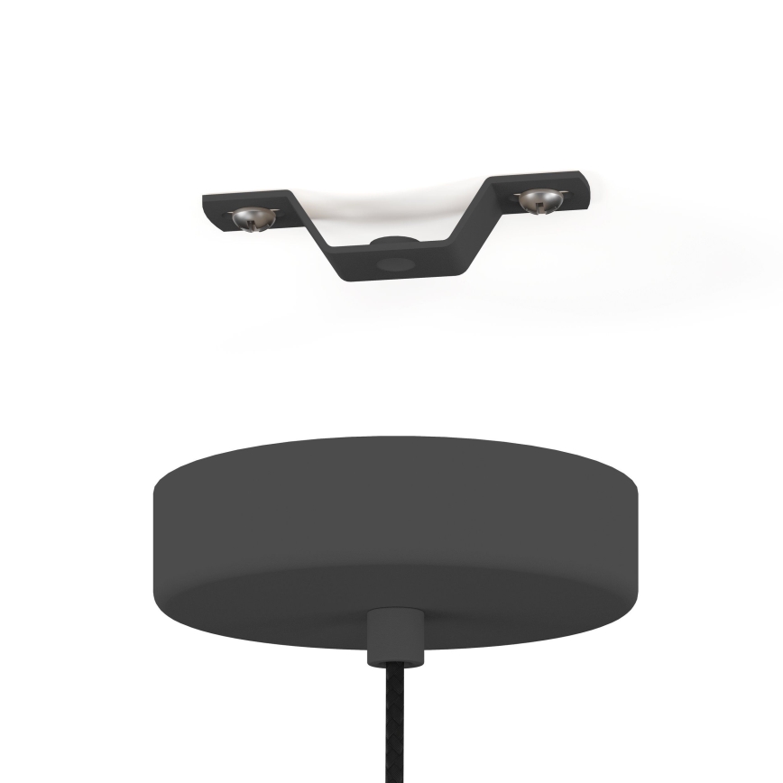 Eglo - Підвісна люстра 1xE27/40W/230V чорний