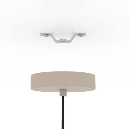 Eglo - Подвесная люстра 1xE27/40W/230V диаметр 48 см кремовый