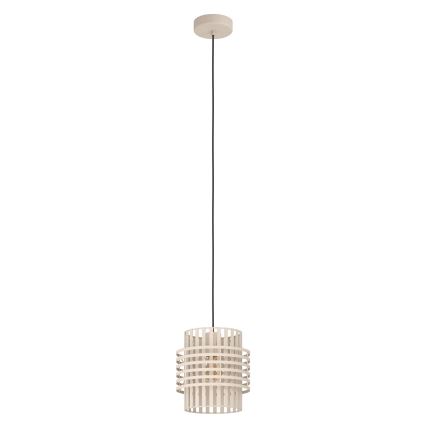 Eglo - Подвесная люстра 1xE27/40W/230V диаметр 21 см кремовый