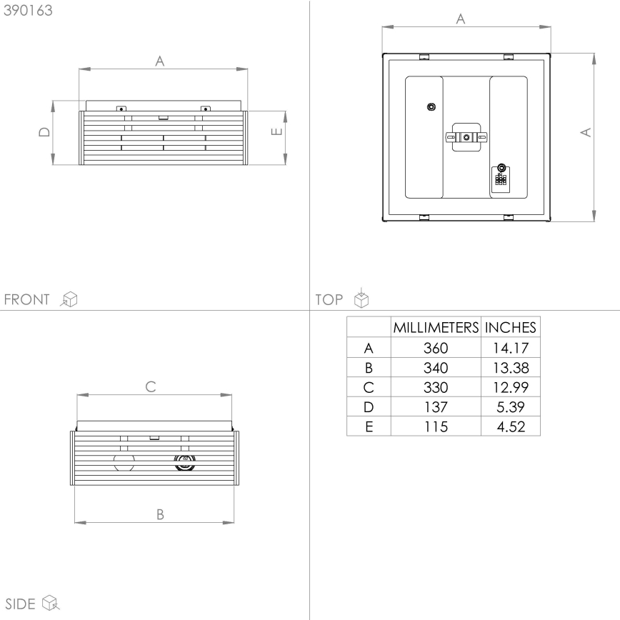 Eglo - Потолочный светильник 2xE27/40W/230V черный/коричневый