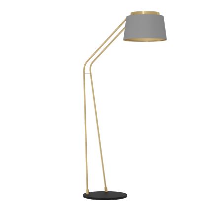 Eglo - Торшер 1xE27/40W/230V серый/золотистый