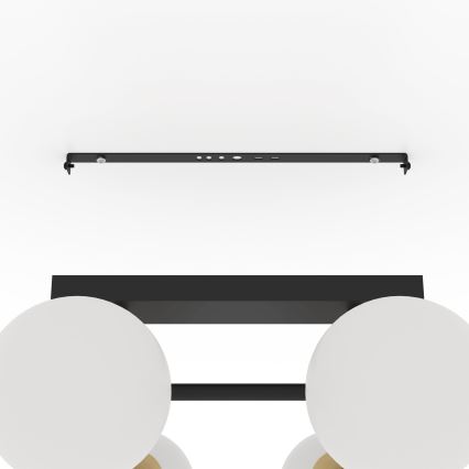 Eglo - Пристельова люстра 6xE14/40W/230V золотий/чорний