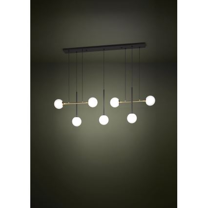 Eglo - Підвісна люстра 7xE14/40W/230V золотий/чорний