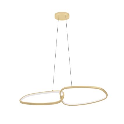 Eglo - Світлодіодна підвісна люстра з регулюванням яскравості LED/37,5W/230V 3000K золотий