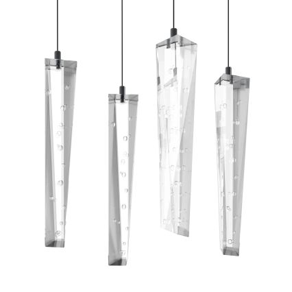 Eglo - Светодиодная подвесная люстра с регулированием яркости 6xLED/4,2W/230V 3000K прозрачная