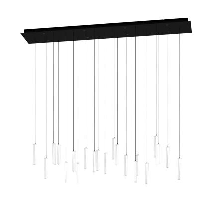 Eglo - Светодиодная подвесная люстра с регулированием яркости 8xLED/4,2W/230V 3000K прозрачная