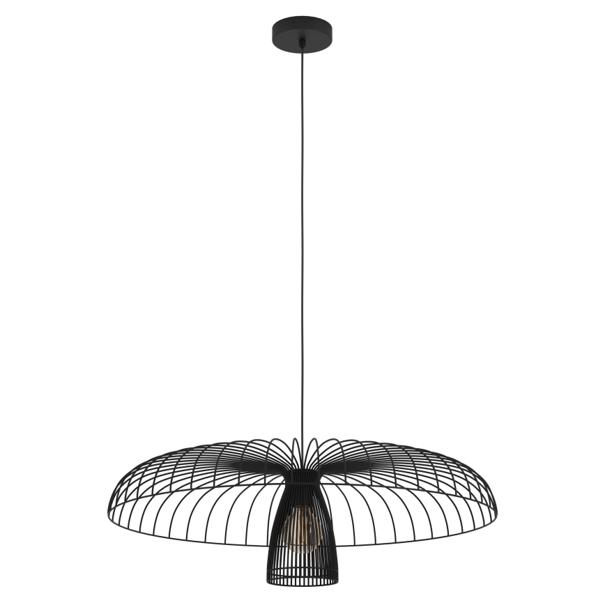 Eglo - Подвесная люстра 1xE27/60W/230V диаметр 77 см черный