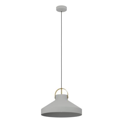 Eglo - Подвесная люстра 1xE27/40W/230V серый