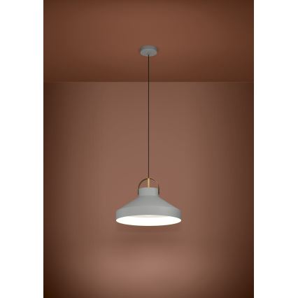 Eglo - Подвесная люстра 1xE27/40W/230V серый