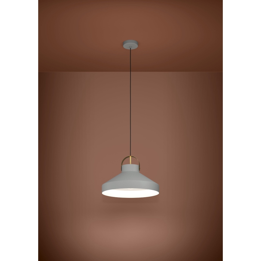 Eglo - Подвесная люстра 1xE27/40W/230V серый
