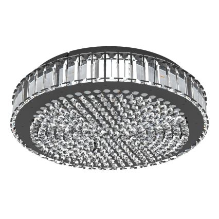 Eglo - Світлодіодний стельовий світильник з регулюванням яскравості LED/23,5W/230V 4000K чорний